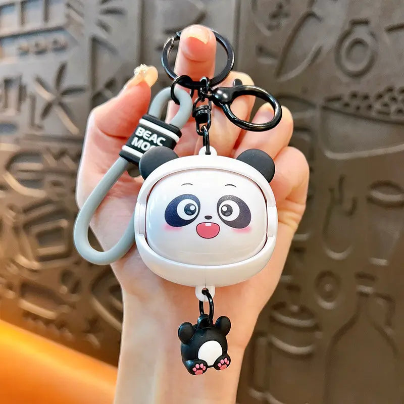 Cute Stress Relief Face Changing Cat Keychain Pendant