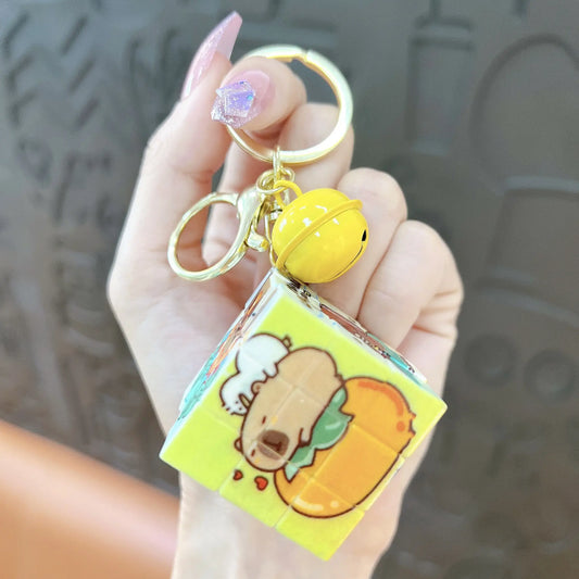 Rubik's Cube Pendant Keychain