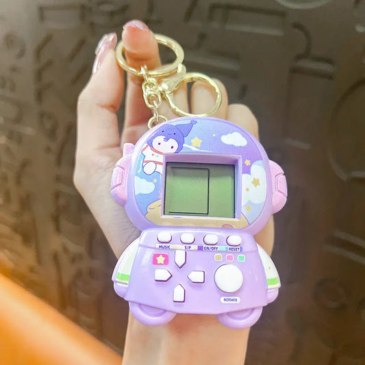 Mini Astronaut Game Console Keychain Pendant