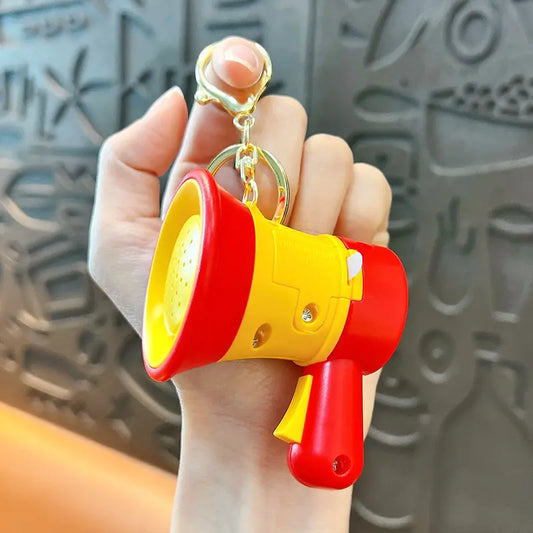 Fun Recording Speaker Keychain Pendant
