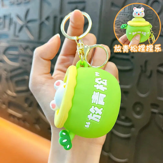 Relax and De-Stress Keychain Pendant