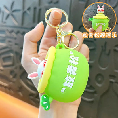 Relax and De-Stress Keychain Pendant