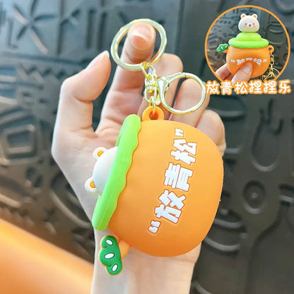 Relax and De-Stress Keychain Pendant