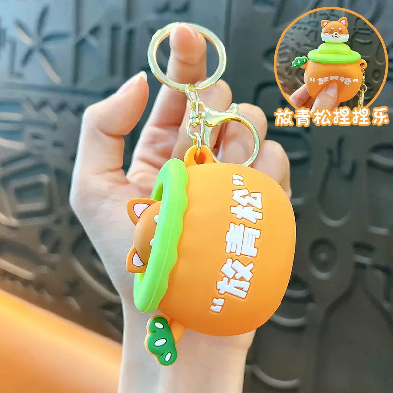 Relax and De-Stress Keychain Pendant