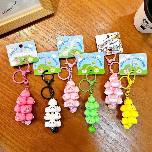 Cute Pet Paradise Keychain Pendant