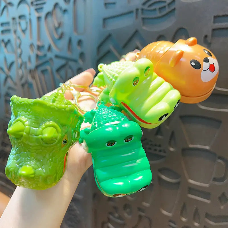 Finger Biting Toy Creative Stress Relief Tooth Extraction Game Keychain Pendant