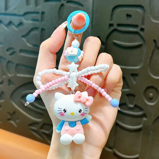 Bow Cat Keychain Pendant