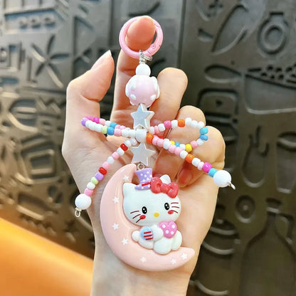 Bow Cat Keychain Pendant