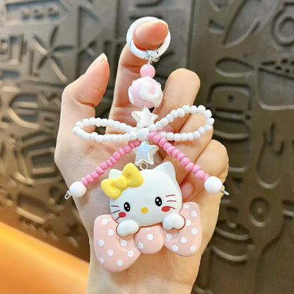 Bow Cat Keychain Pendant