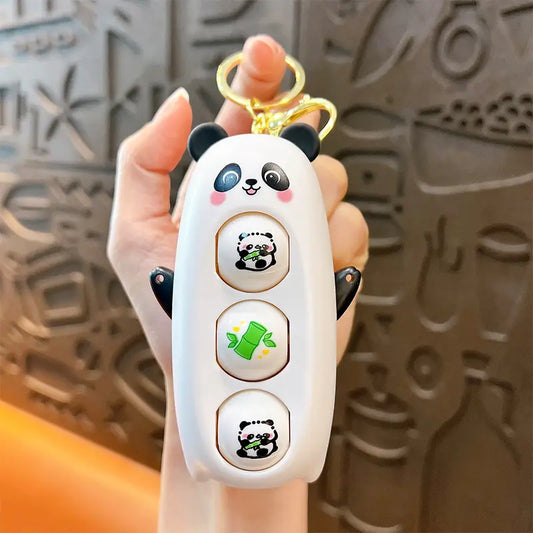 Stress Relief Push Toy Face Changing Doll Keychain Pendant