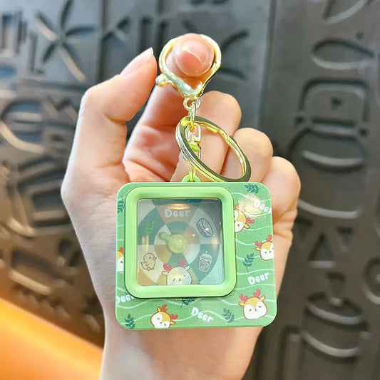 Animal Luminous Turntable Keychain Pendant
