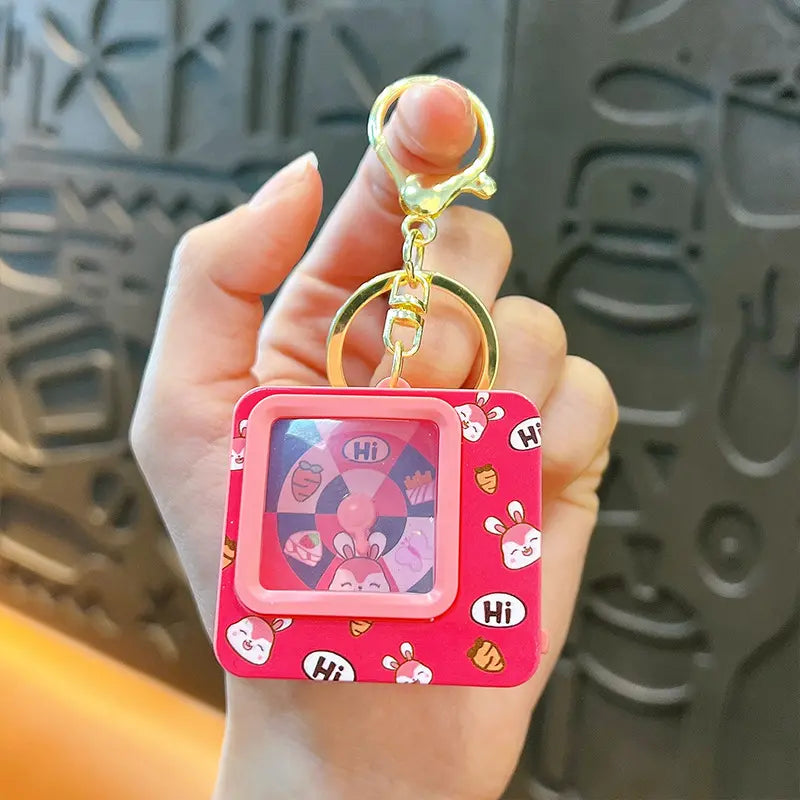 Animal Luminous Turntable Keychain Pendant