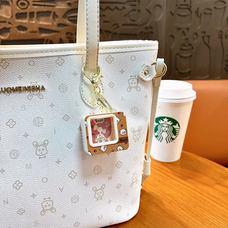 Animal Luminous Turntable Keychain Pendant