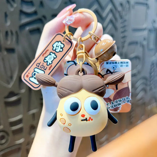Stress Relief Potato Keychain Pendant