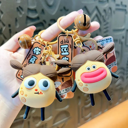 Stress Relief Potato Keychain Pendant