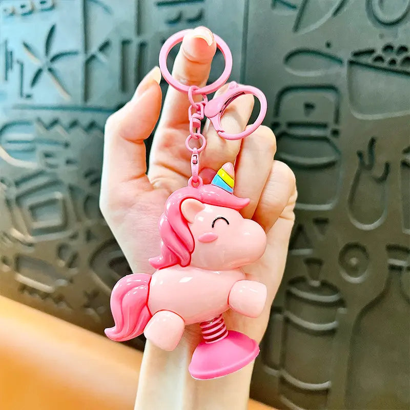 Unicorn Rocking Keychain Pendant