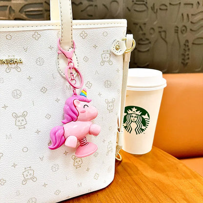 Unicorn Rocking Keychain Pendant