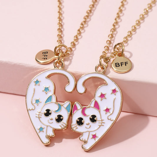 Magnetic Good Friend Necklace Pendant