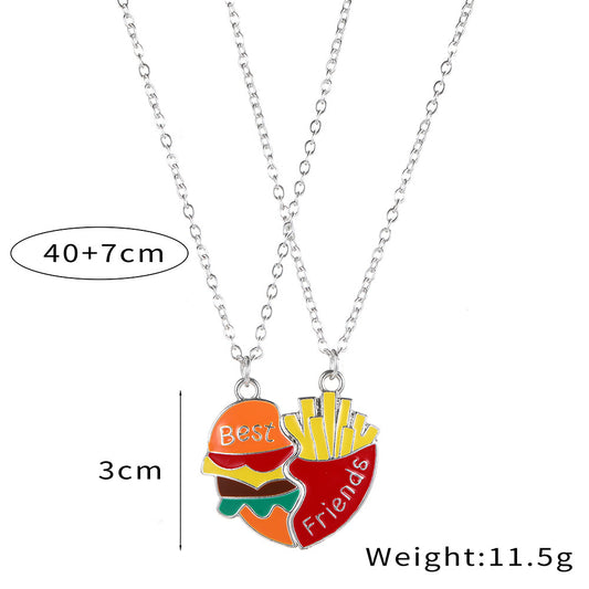 Magnetic Good Friend Necklace Pendant