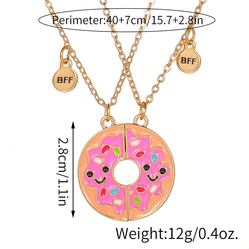 Magnetic Good Friend Necklace Pendant